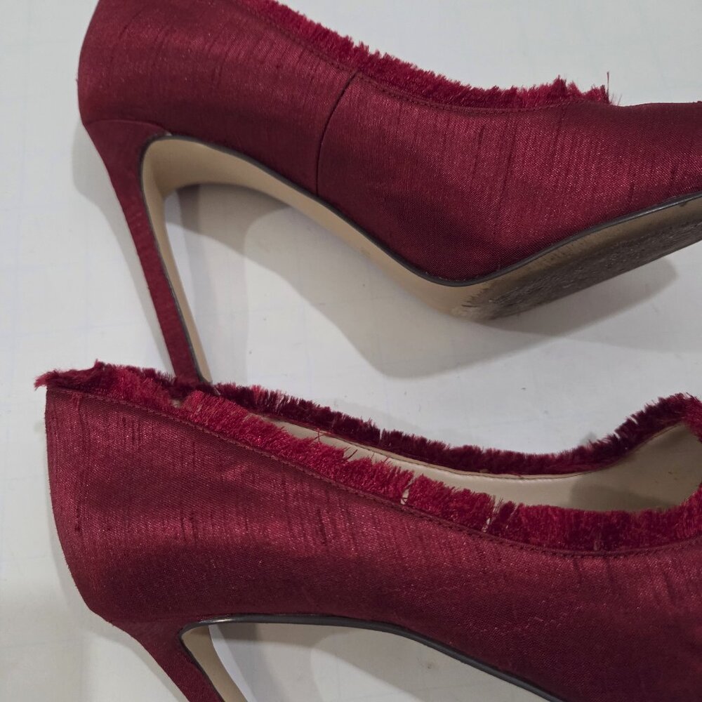 Nine West High Heels Shoes, Red, Size 6 1/2 M (6.5) - Picture 6 of 16